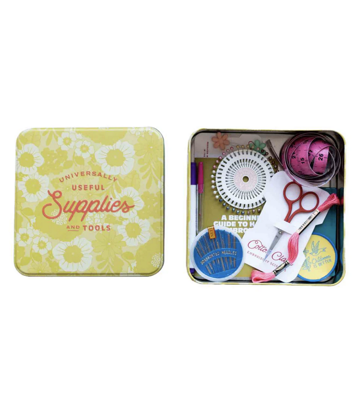 Embroidery Starter Kit Tin