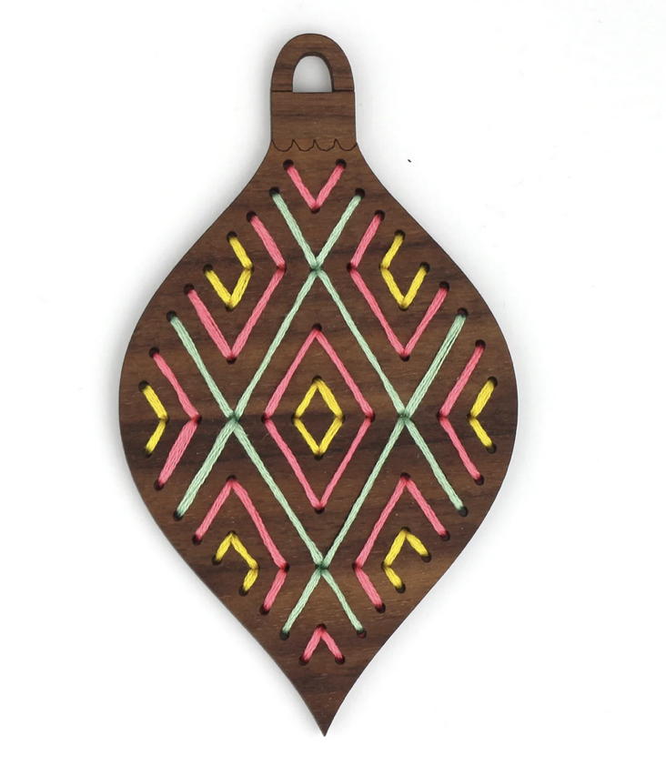Stitched Ornament Kit Geometric