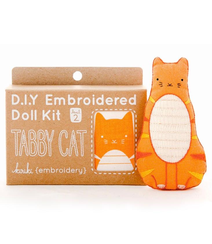 Stickset Tabby Katze