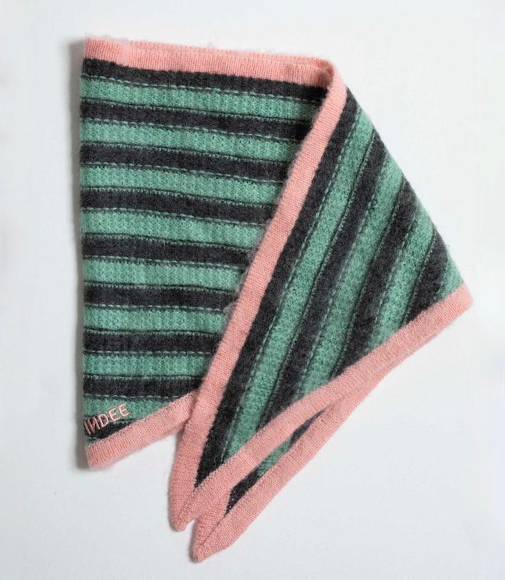 Knitted Scarf Walking