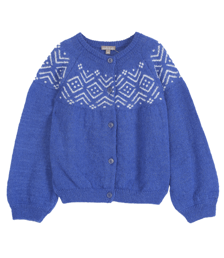 Strickjacke Jacquard