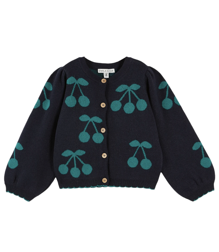 Strickjacke Kirschen 6y / 116