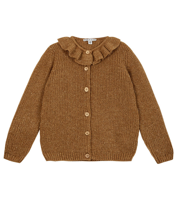 Ruffed Cardigan