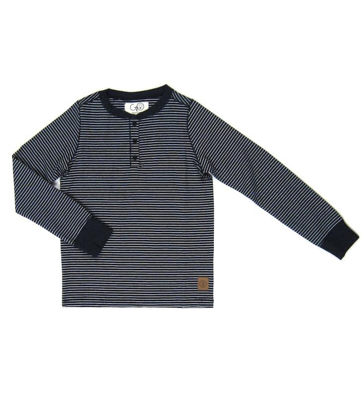 Stripe Langarm T-Shirt