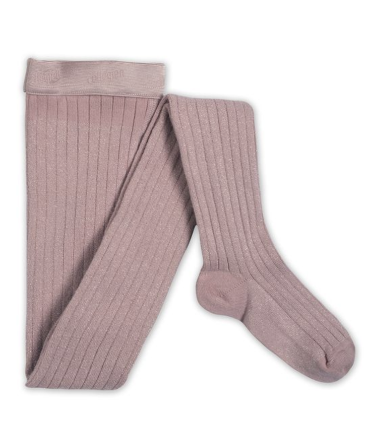 Strumpfhosen mit Glitzer Vieux Rose