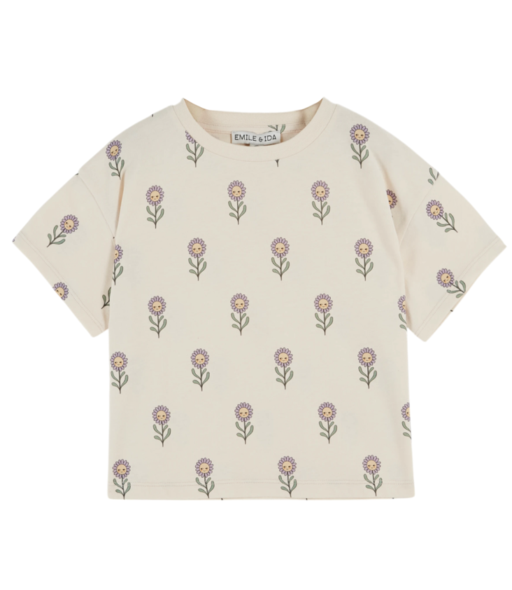T-Shirt Blumen 8y / 128