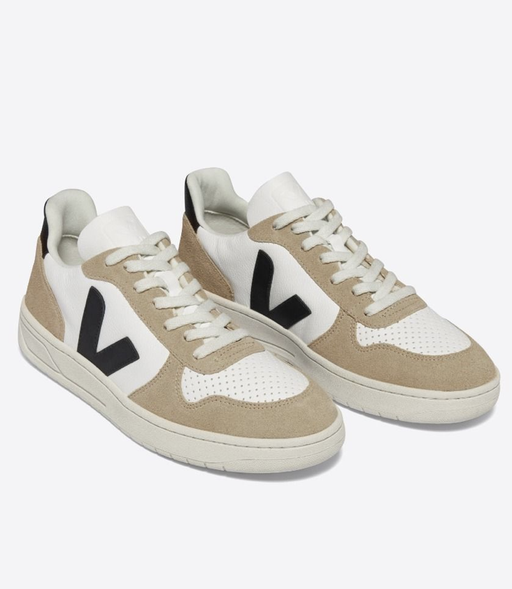 V-10 Extra White Black Sahara Sneakers Turnschuhe - 0