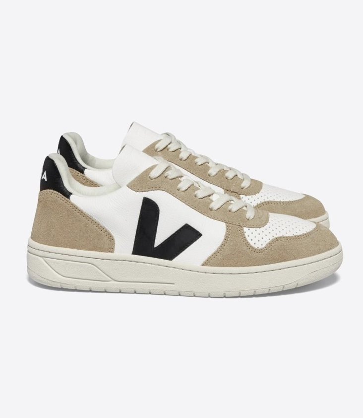 V-10 Extra White Black Sahara Sneakers Turnschuhe