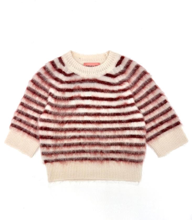 Verona Kurzarn-Pullover gestrickt