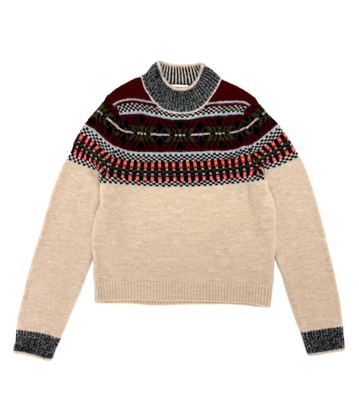 Western-Style Knit Sweater