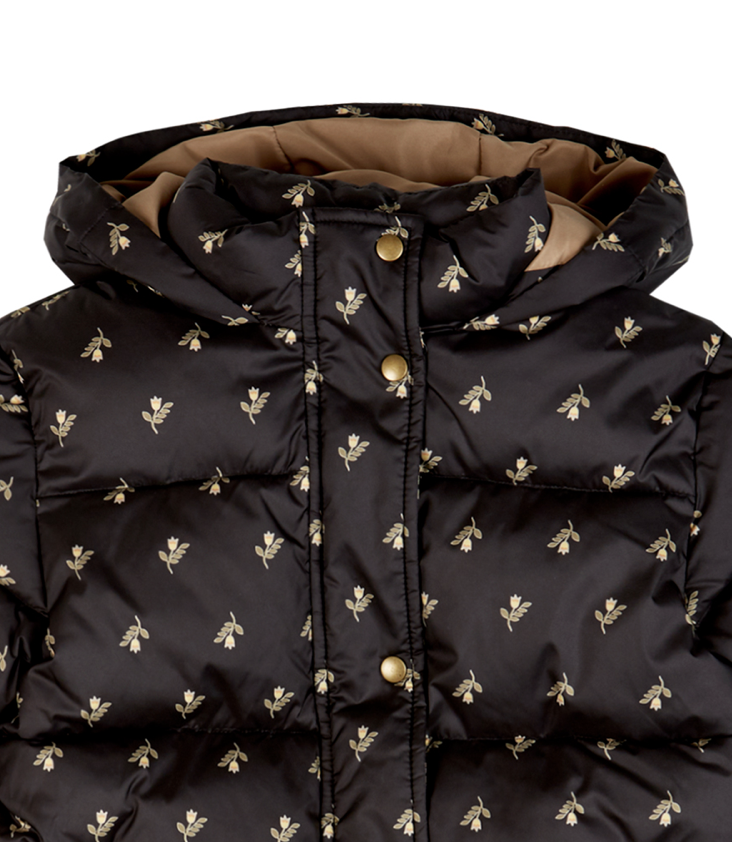 Winterjacke Blumen 10y / 140 - 1