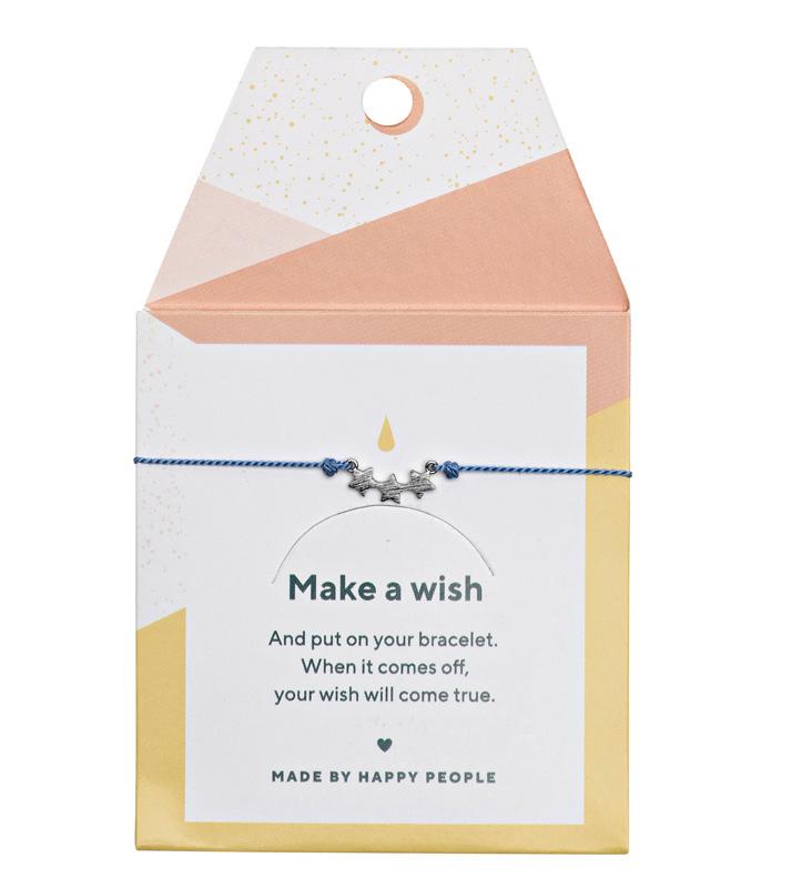 Make a Wish Bracelet Three Stars