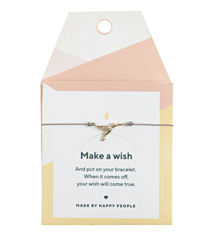 Make a Wish Bracelet Hummingbird